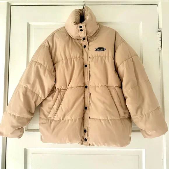 H & M Divided tan puffer jacket. - Picture 2 of 5